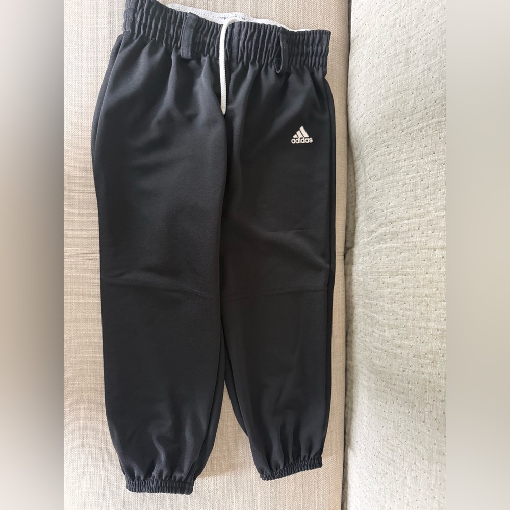 Adidas Kids Black Baseball Pants